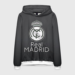 Толстовка-худи мужская Real Madrid, цвет: 3D-белый