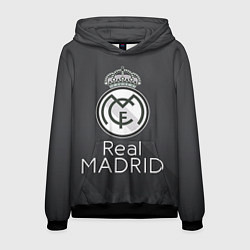 Толстовка-худи мужская Real Madrid, цвет: 3D-черный