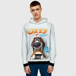 Толстовка-худи мужская Ozzy Dog, цвет: 3D-черный — фото 2