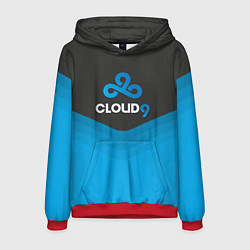 Толстовка-худи мужская Cloud 9 Uniform, цвет: 3D-красный