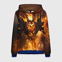 Толстовка-худи мужская Nevermore Hell, цвет: 3D-синий