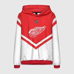 Толстовка-худи мужская NHL: Detroit Red Wings, цвет: 3D-красный