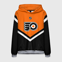 Толстовка-худи мужская NHL: Philadelphia Flyers, цвет: 3D-меланж