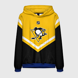 Толстовка-худи мужская NHL: Pittsburgh Penguins, цвет: 3D-синий