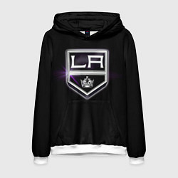 Толстовка-худи мужская Los Angeles Kings, цвет: 3D-белый