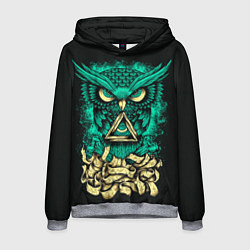 Толстовка-худи мужская Bring Me The Horizon: Owl, цвет: 3D-меланж