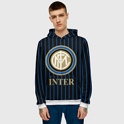 Толстовка-худи мужская Inter CFM, цвет: 3D-белый — фото 2