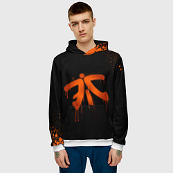 Толстовка-худи мужская Fnatic: Black collection, цвет: 3D-белый — фото 2