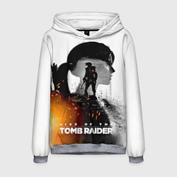 Толстовка-худи мужская Rise of the Tomb Raider 1 цвета 3D-меланж — фото 1