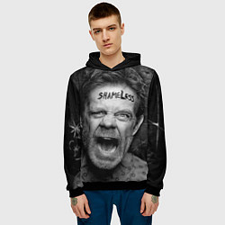 Толстовка-худи мужская Shameless Face, цвет: 3D-черный — фото 2