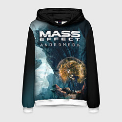 Толстовка-худи мужская Mass Effect: Andromeda, цвет: 3D-белый