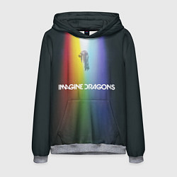 Толстовка-худи мужская Imagine Dragons, цвет: 3D-меланж