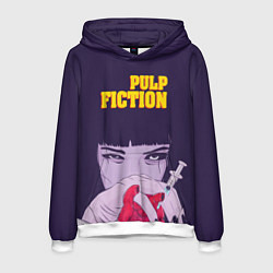 Толстовка-худи мужская Pulp Fiction: Dope Heart, цвет: 3D-белый