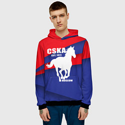 Толстовка-худи мужская CSKA est. 1911, цвет: 3D-черный — фото 2