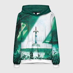 Толстовка-худи мужская The Legend of Zelda, цвет: 3D-белый