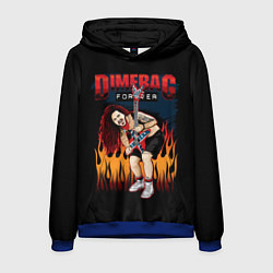 Толстовка-худи мужская Pantera: Dimetag Forever, цвет: 3D-синий