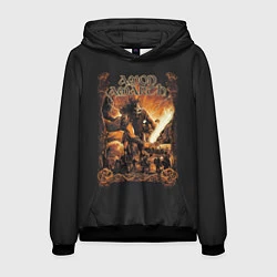 Толстовка-худи мужская Amon Amarth: Dark warrior, цвет: 3D-черный
