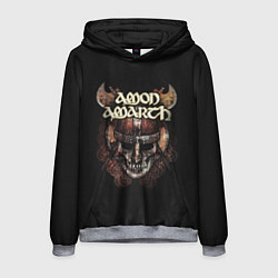 Толстовка-худи мужская Amon Amarth: Death Viking, цвет: 3D-меланж
