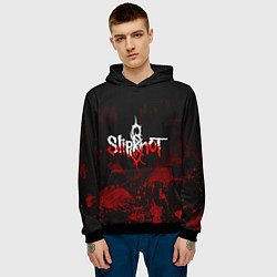 Толстовка-худи мужская Slipknot: Blood Blemishes цвета 3D-черный — фото 2