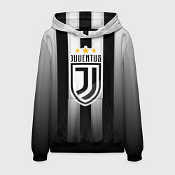 Толстовка-худи мужская Juventus FC: New logo, цвет: 3D-черный