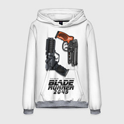 Толстовка-худи мужская Blade Runner 2049: Weapon, цвет: 3D-меланж
