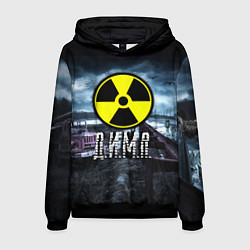 Толстовка-худи мужская S.T.A.L.K.E.R: Дима, цвет: 3D-черный