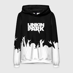 Толстовка-худи мужская Linkin Park: Black Rock, цвет: 3D-белый