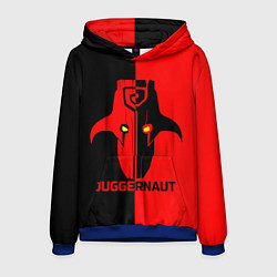 Толстовка-худи мужская Juggernaut Blood, цвет: 3D-синий