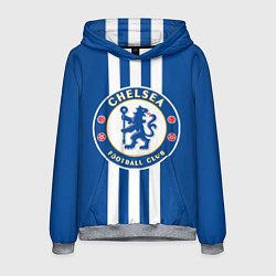 Толстовка-худи мужская FC Chelsea: Gold Lines, цвет: 3D-меланж