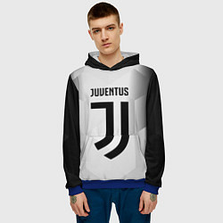 Толстовка-худи мужская FC Juventus: Silver Original, цвет: 3D-синий — фото 2