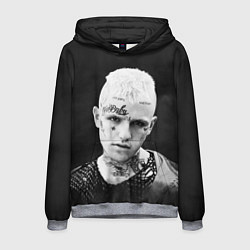 Толстовка-худи мужская Lil Peep: Black Edition, цвет: 3D-меланж