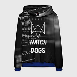 Толстовка-худи мужская Watch Dogs: Hacker, цвет: 3D-синий