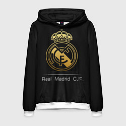 Толстовка-худи мужская FC Real Madrid: Gold Edition, цвет: 3D-белый