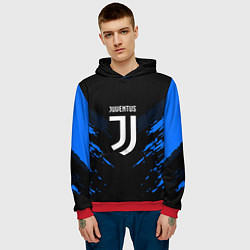 Толстовка-худи мужская JUVENTUS Sport, цвет: 3D-красный — фото 2