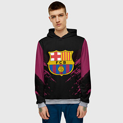 Толстовка-худи мужская Barcelona FC: Sport Fashion, цвет: 3D-меланж — фото 2