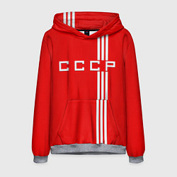 Толстовка-худи мужская Cборная СССР, цвет: 3D-меланж