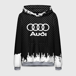 Толстовка-худи мужская Audi: Black Side, цвет: 3D-меланж