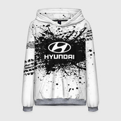 Толстовка-худи мужская Hyundai: Black Spray, цвет: 3D-меланж