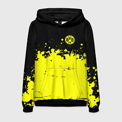 Толстовка-худи мужская FC Borussia Sport, цвет: 3D-черный