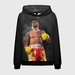 Толстовка-худи мужская Vasyl Lomachenko, цвет: 3D-черный
