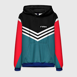 Толстовка-худи мужская Firm 90s: Arrows Style, цвет: 3D-синий