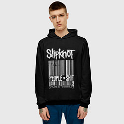 Толстовка-худи мужская Slipknot: People Shit, цвет: 3D-черный — фото 2