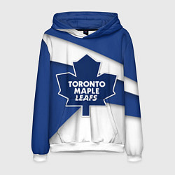 Толстовка-худи мужская Toronto Maple Leafs, цвет: 3D-белый