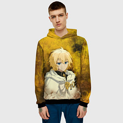 Толстовка-худи мужская Mikaela Hyakuya, цвет: 3D-черный — фото 2