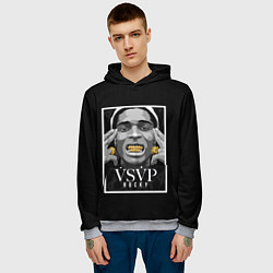 Толстовка-худи мужская ASAP Rocky: Gold Edition, цвет: 3D-меланж — фото 2