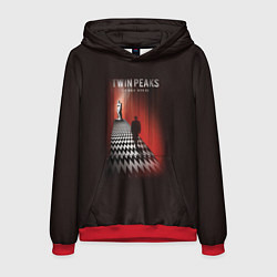 Толстовка-худи мужская Twin Peaks: Firewalk with me, цвет: 3D-красный