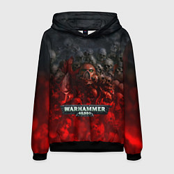 Толстовка-худи мужская Warhammer 40000: Dawn Of War, цвет: 3D-черный
