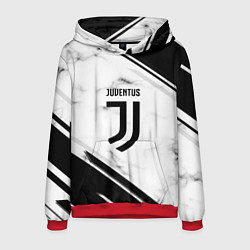 Толстовка-худи мужская Juventus, цвет: 3D-красный