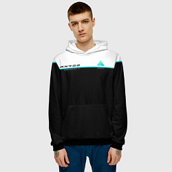 Толстовка-худи мужская Detroit: AX400, цвет: 3D-черный — фото 2