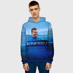 Толстовка-худи мужская Akinfeev, цвет: 3D-синий — фото 2